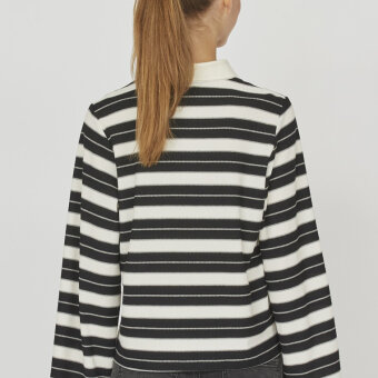 Sisters Point ( Dame ) - SISTERS POINT - EVASA-LS | SWEATSHIRT CREAM BLACK