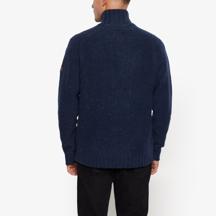 Signal - Signal - Amadeus donegal sweater | Strik Deep Marine Melange