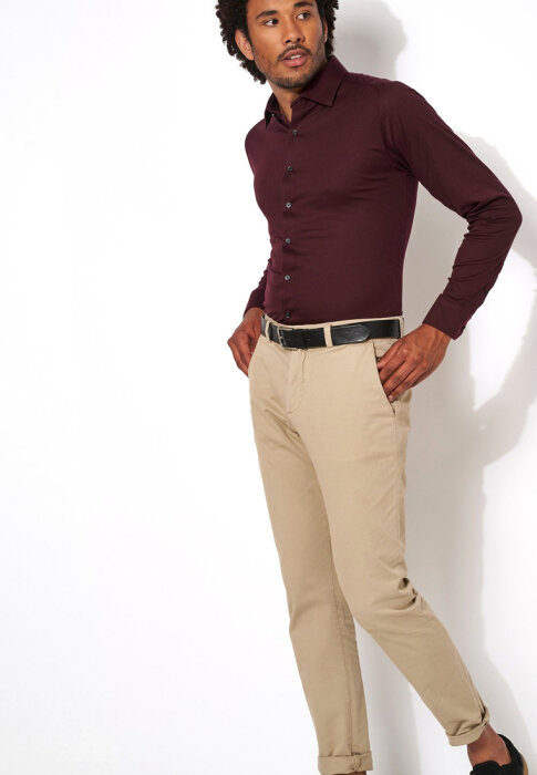 Desoto - Desoto - 97028 402 | Jersey Skjorte Dark Purple