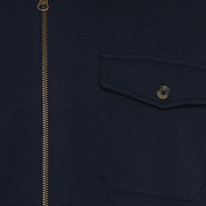 Signal - Signal - Bertle zip sweatshirt | Overshirt Marineblå
