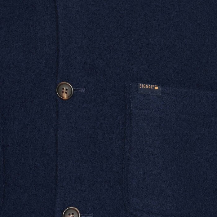 Signal - Signal - Aaron knit | Overshirt Marineblå