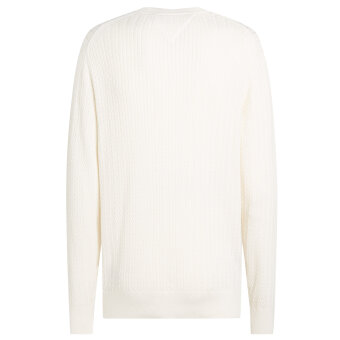 Tommy Hilfiger  - Tommy Hilfiger - Herringbone structure crew | Strik Ivory Petal