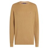 Tommy Hilfiger - Tommy Hilfiger - Herringbone structure crew | Strik Safari Canvas Tommy Hilfiger - Tommy Hilfiger - Herringbone structure crew | Strik Safari Canvas