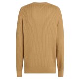 Tommy Hilfiger - Tommy Hilfiger - Herringbone structure crew | Strik Safari Canvas Tommy Hilfiger - Tommy Hilfiger - Herringbone structure crew | Strik Safari Canvas