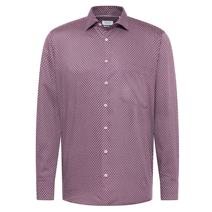 Eterna - Eterna - 4153 54 E19K | Comfort Fit Skjorte Orange Navy