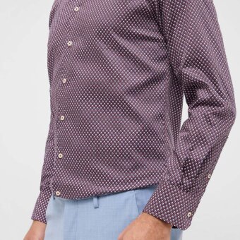 Eterna - Eterna - 4153 54 X17V | Modern Fit Skjorte Orange Navy