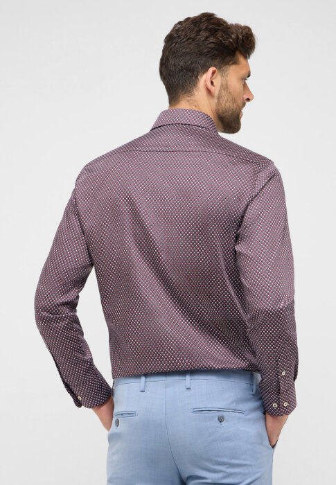 Eterna - Eterna - 4153 54 X17V | Modern Fit Skjorte Orange Navy