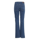Pulz Jeans ( Dame ) - PULZ - PZBECCA UHW BOOTCOUT LEG | JEANS MEDIUM BLUE Pulz Jeans ( Dame ) - PULZ - PZBECCA UHW BOOTCOUT LEG | JEANS MEDIUM BLUE