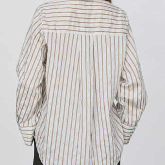 Love&divine ( Dame ) - LOVE&DIVINE - LOVE1275 | SKJORTE BEIGE STRIPE