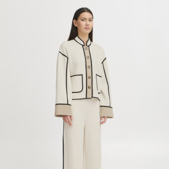 ICHI ( Dame ) - ICHI - IHKATE QUILTED JA | JAKKE ALMOND MILK