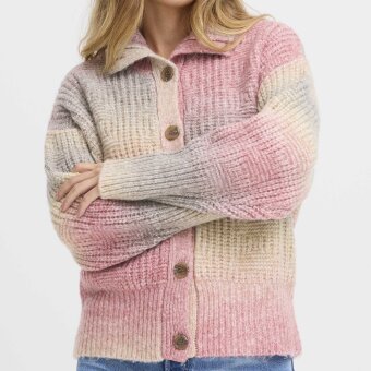 Pulz Jeans ( Dame )  - PULZ - PZFATIMA LA | CARDIGAN DESERT ROSE