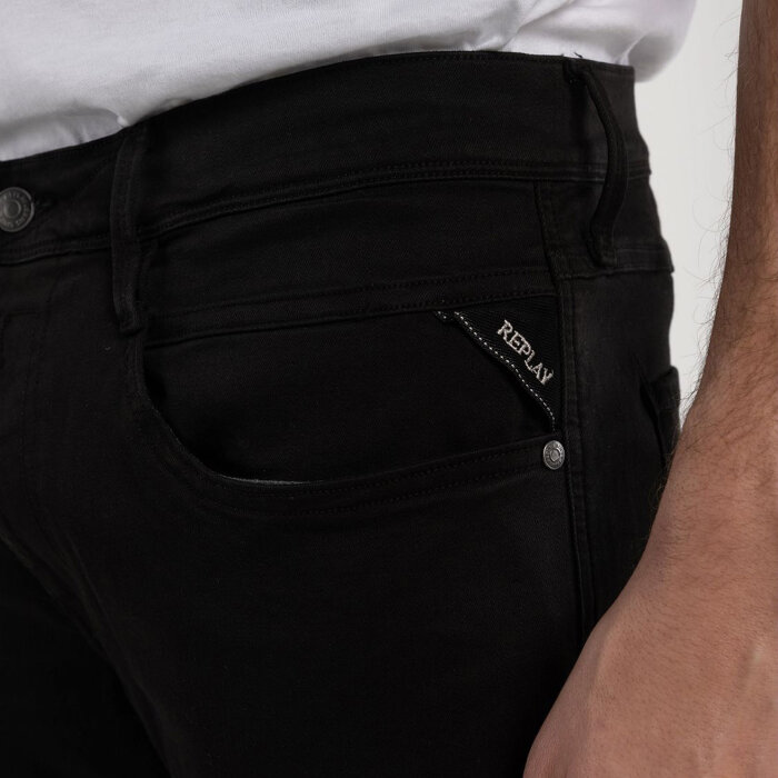 Replay  - Replay - Anbass Hyperflex | Jeans Sort 