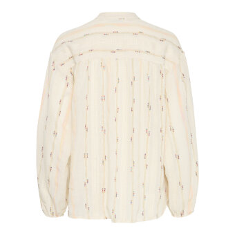 Pulz Jeans ( Dame )  - PULZ - PZSTEVIE LS SHIRT | SKJORTE CLOUD DANCER