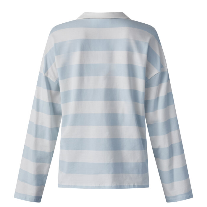 Sisters Point ( Dame ) - SISTERS POINT - VIVA-POLO | POLO T-SHIRT CREAM LIGHT BLUE