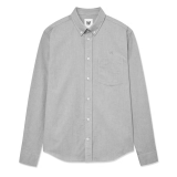 Double A by Wood Wood - Wood Wood - Adam shirt | Skjorte Charcoal Grey