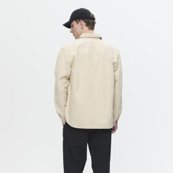 Double A by Wood Wood - Wood Wood Double A - Axl herringbone shirt | Skjorte Sand Grey