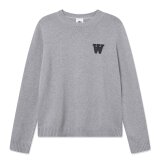 Double A by Wood Wood - Wood Wood - Tay crew neck | Strik Light Melange Double A by Wood Wood - Wood Wood - Tay crew neck | Strik Light Melange