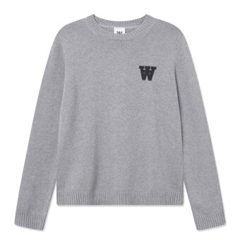 Double A by Wood Wood - Wood Wood - Tay crew neck | Strik Light Melange