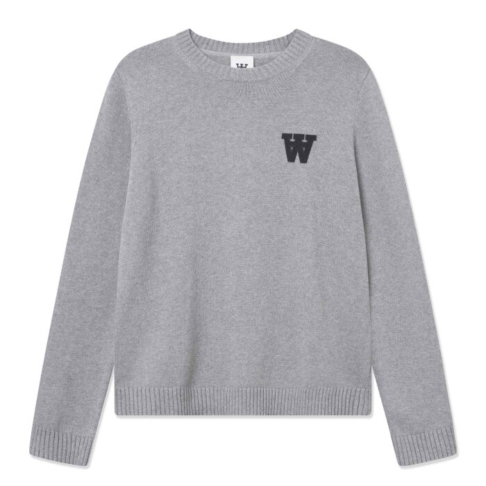 Double A by Wood Wood - Wood Wood - Tay crew neck | Strik Light Melange