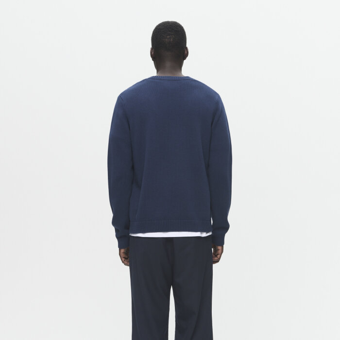 Double A by Wood Wood - Wood Wood - Tay crew neck | Strik Dark Navy