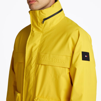 Tommy Hilfiger  - Tommy Hilfiger - Regatta mid lenght jacket | Vindjakke Marigold Yellow