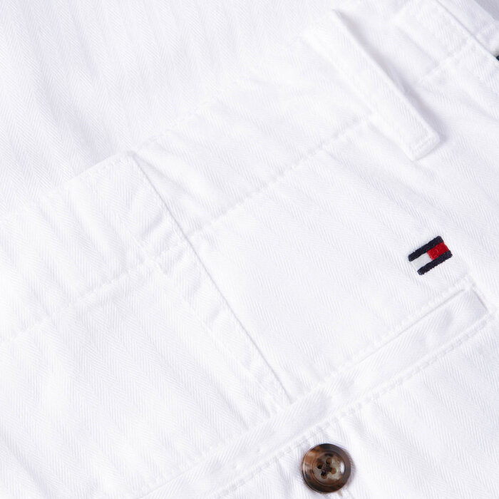 Tommy Hilfiger  - Tommy Hilfiger - MURRAY HEERINGBONE | Chino optic White