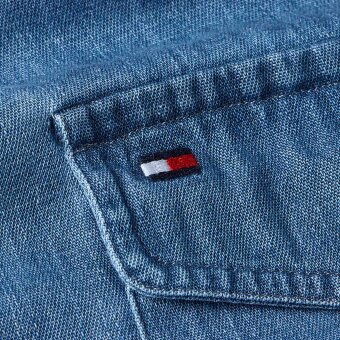 Tommy Hilfiger  - Tommy Hilfiger - Western denim shirt | denim Skjorte Blue Denim