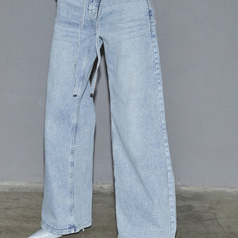 Sisters Point ( Dame ) - SISTERS POINT - ONEA-BELT.JE4 | JEANS LIGHT BLUE