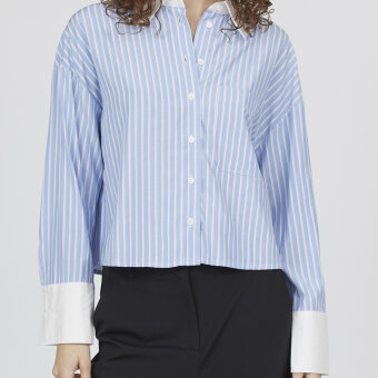 Love&divine ( Dame ) - LOVE&DIVINE - LOVE1280 | SKJORTE BLUE STRIPE