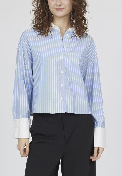 Love&divine ( Dame ) - LOVE&DIVINE - LOVE1280 | SKJORTE BLUE STRIPE