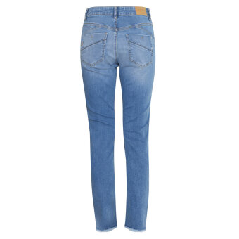 Pulz Jeans ( Dame )  - PULZ - PZCARMEN EMB. HW | JEANS LIGHT BLUE DENIM
