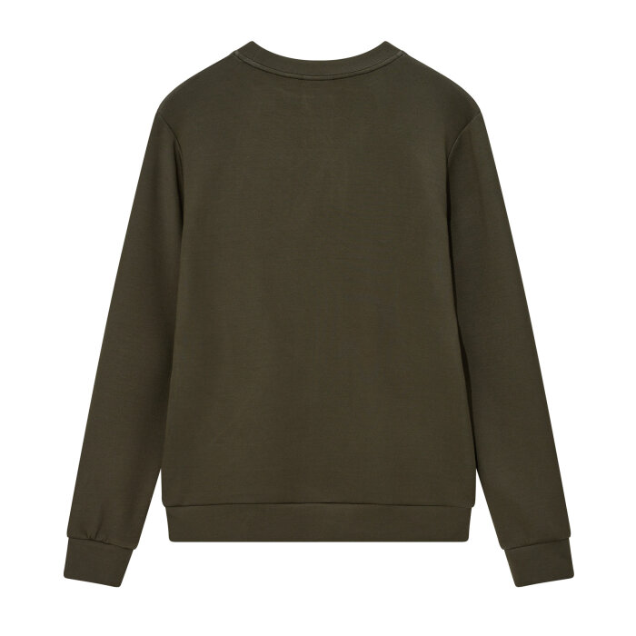Mos Mosh Gallery - Mos Mosh - Abel crew neck | Sweatshirt Army Green