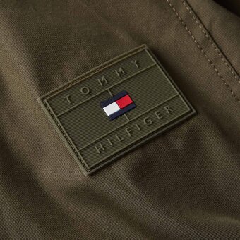 Tommy Hilfiger  - Tommy Hilfiger - Cotton nylon jacket | Jakke Army green