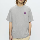 Double A by Wood Wood - Wood Wood - Asa seal |  T-shirt Light Melange