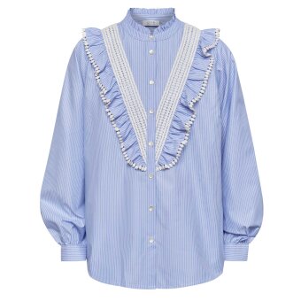 Love&divine ( Dame ) - LOVE&DIVINE - LOVE1295 | SKJORTE BLUE WHITE
