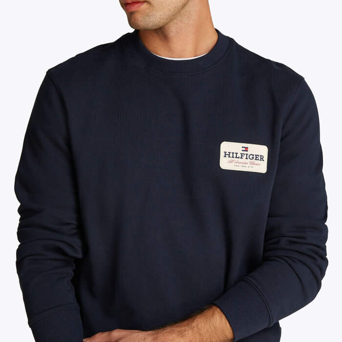 Tommy Hilfiger  - Tommy Hilfiger - Roundel | Sweatshirt Marineblå