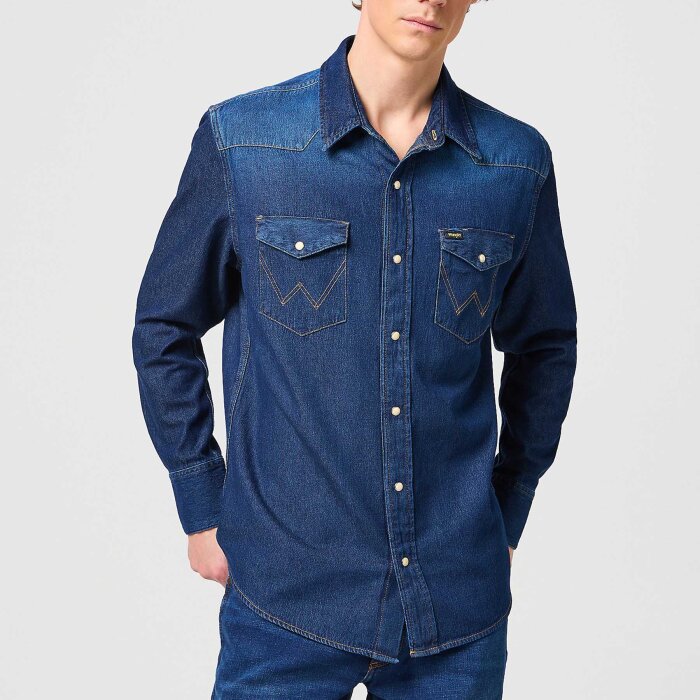Wrangler - Wrangler - Indigood Icons 27MW Western Shirt | Cowboyskjorte 