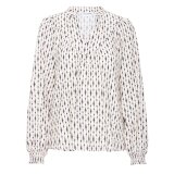 Pulz Jeans ( Dame )  - PULZ - PZSANDIE BLOUSE | SKJORTE ANTIQUE WHITE