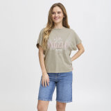 Pulz Jeans ( Dame ) - PULZ - PZHATTIE WING | T-SHIRT VETIVER Pulz Jeans ( Dame ) - PULZ - PZHATTIE WING | T-SHIRT VETIVER