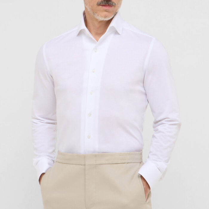 Eterna - Eterna - 2269 YSV1 00 | Slim fit Skjorte Hvid