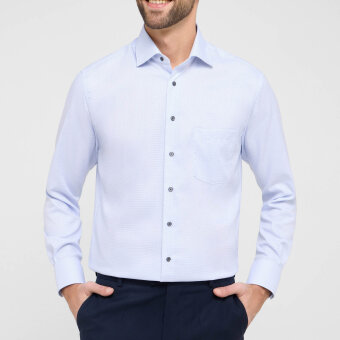 Eterna - Eterna - 2311 12 X19K | Modern Fit Skjorte Lyseblå