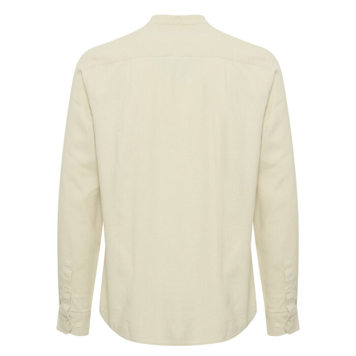 Solid - Solid - Allan linen china shirt | Skjorte Oatmeal