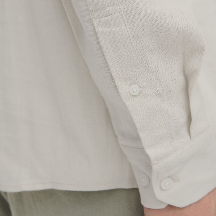 Solid - Solid - Enea Allan linen shirt | Hørskjorte Oatmeal