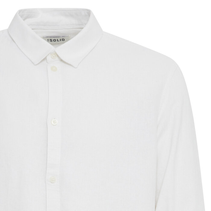Solid - Solid - Enea Allan linen shirt | Hørskjorte White
