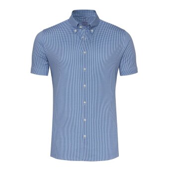 Desoto - Desoto - 84241 585 | K/Æ Jersey Skjorte Navy Vichy