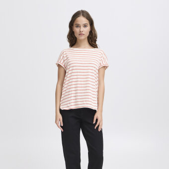 ICHI ( Dame ) - ICHI - IHYULIETTA SS11 | T-SHIRT MARS RED STRIPE