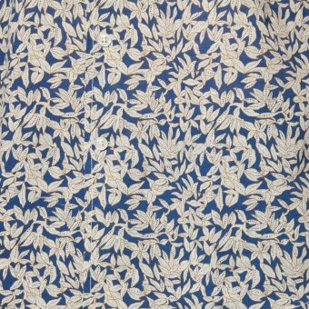 Signal - Signal - Pingo print slub shirt | K/Æ Skjorte Blue captain