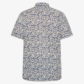 Signal - Signal - Pingo print slub shirt | K/Æ Skjorte Blue captain