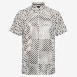 Signal - Signal - Pingo print slub shirt | K/Æ Skjorte Hazel Brown