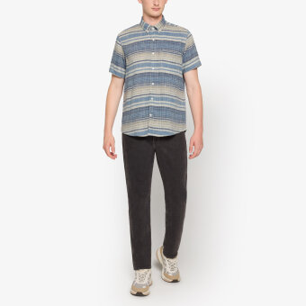 Signal - Signal - Paul horizontal shirt | K/Æ Skjorte Blue Captain